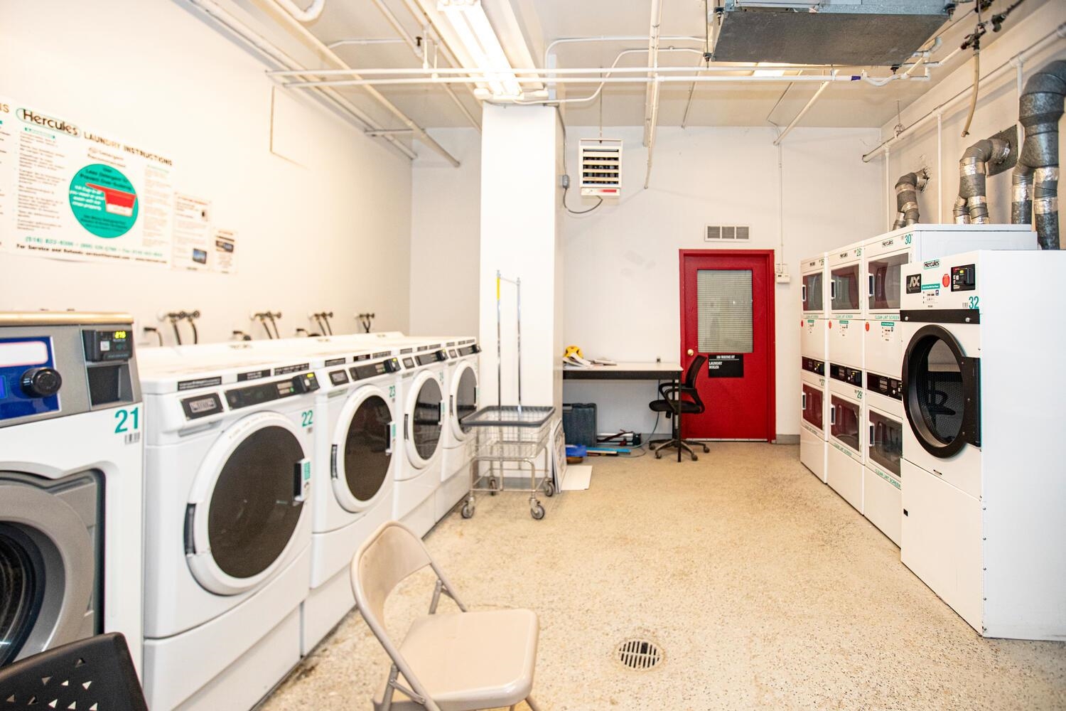 341 Monmouth Street, Unit 203D Jersey City, NJ 07302 - Photo 22 of 23 a utility room with dryer and washer