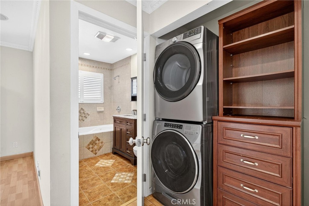 2519 Ralston Lane Redondo Beach, CA 90278 - Photo 22 of 69 a view of a hallway with washer and dryer