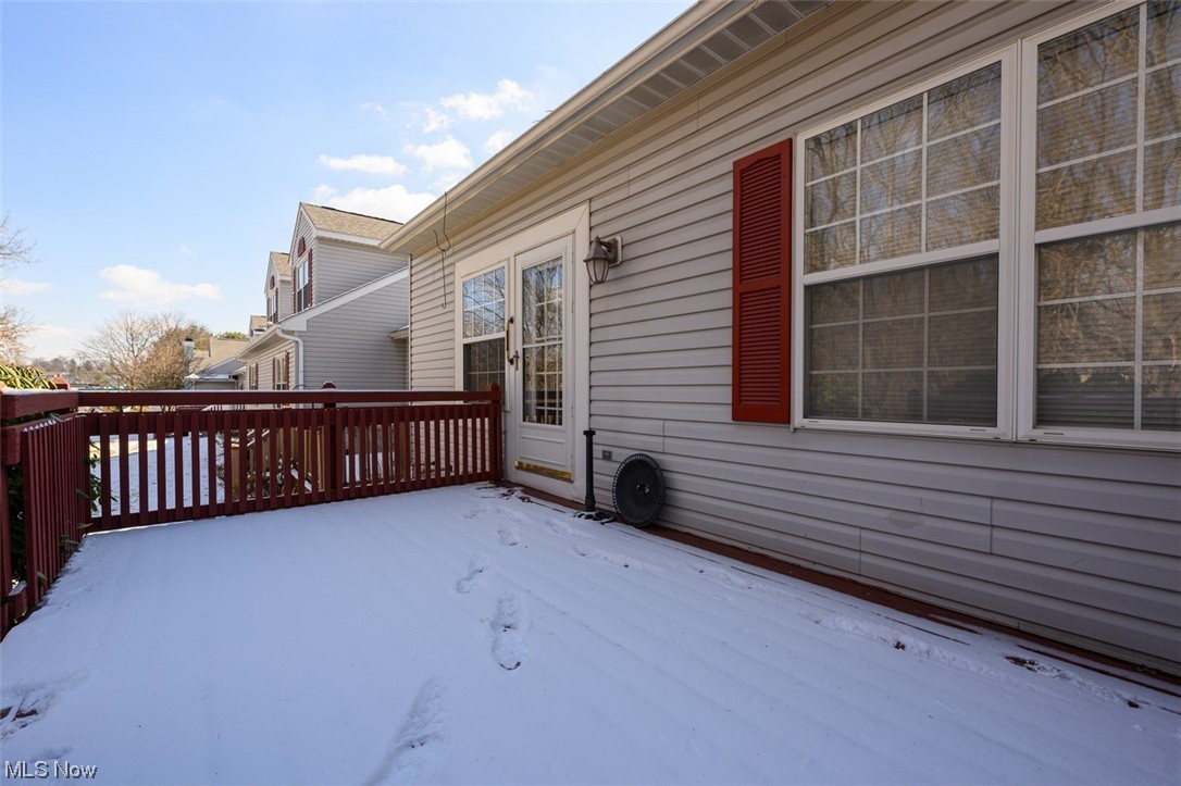 2231 Abbey Road Akron, OH 44312 - Photo 21 of 24 Back view of condo unit and deck