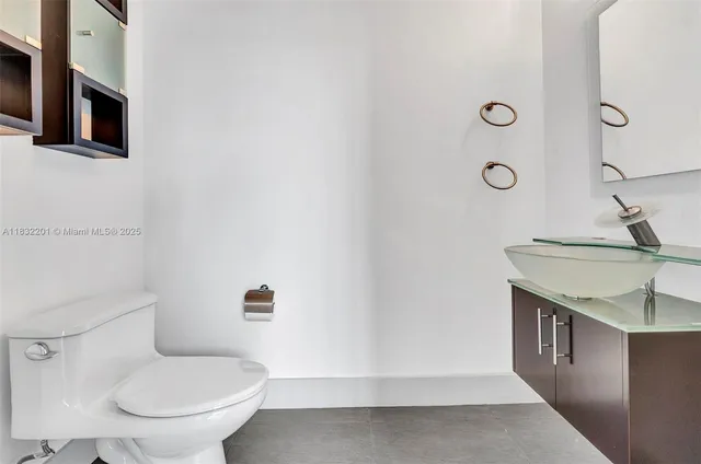 a city view with tall buildings