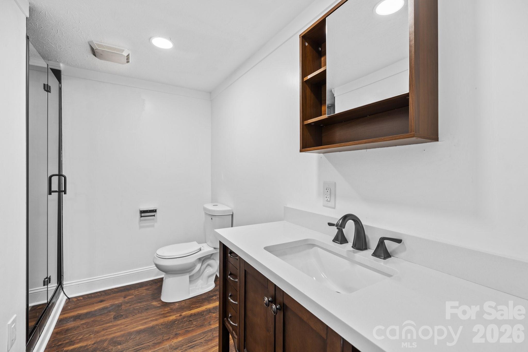 306 Ridge Street Stanley, NC 28164 - Photo 18 of 44 a bathroom with a sink and a toilet