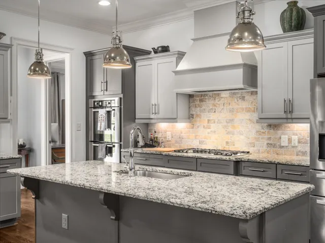 a house view with a backyard space