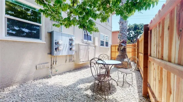 a view of balcony and patio