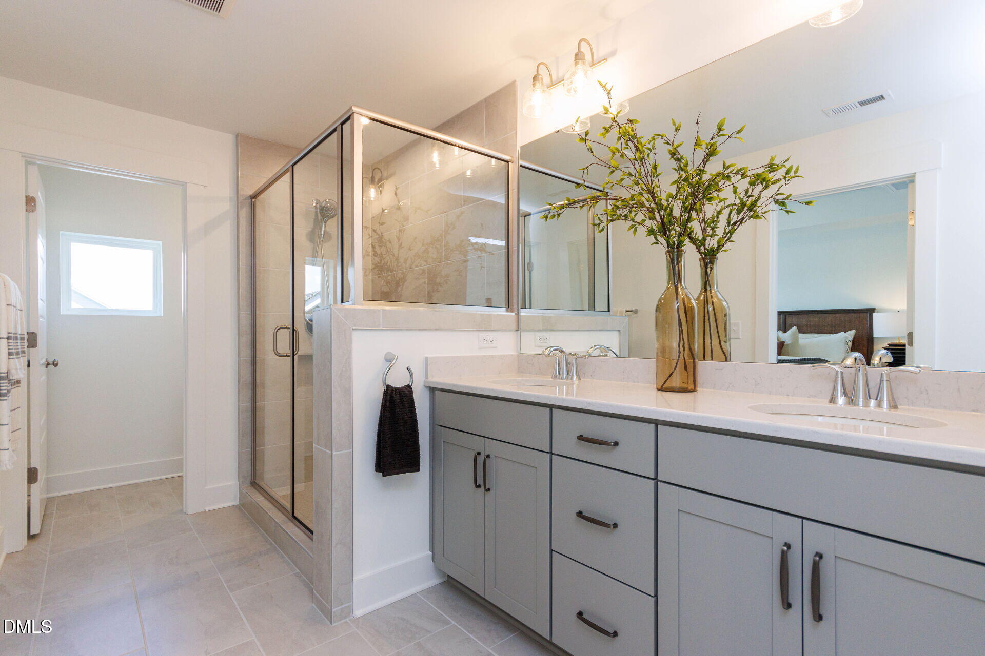 44 Relaxing Way Pittsboro, NC 27312 - Photo 14 of 19 a bathroom with a sink and a mirror