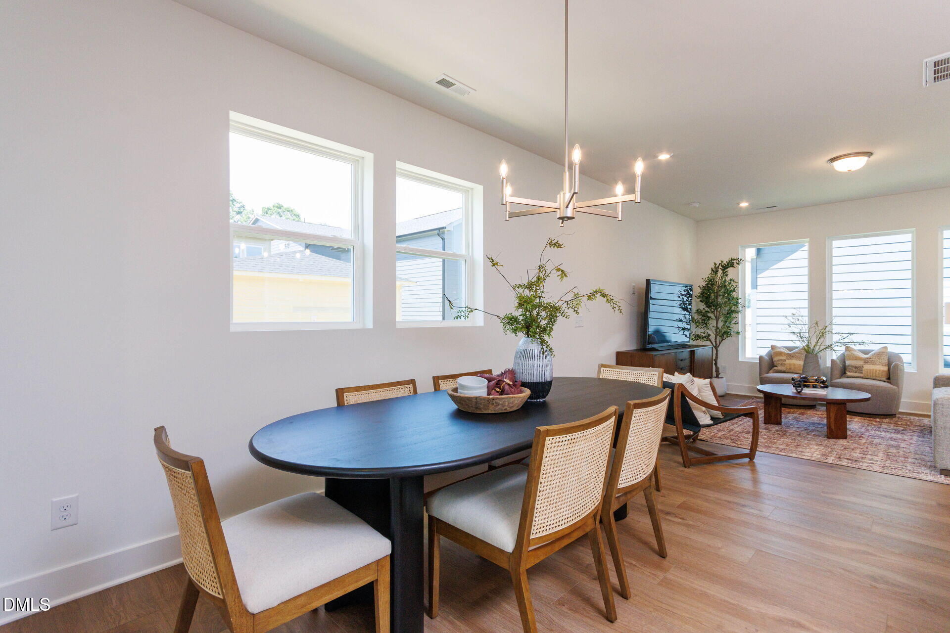 44 Relaxing Way Pittsboro, NC 27312 - Photo 4 of 19 a view of a dining room with furniture window and wooden floor