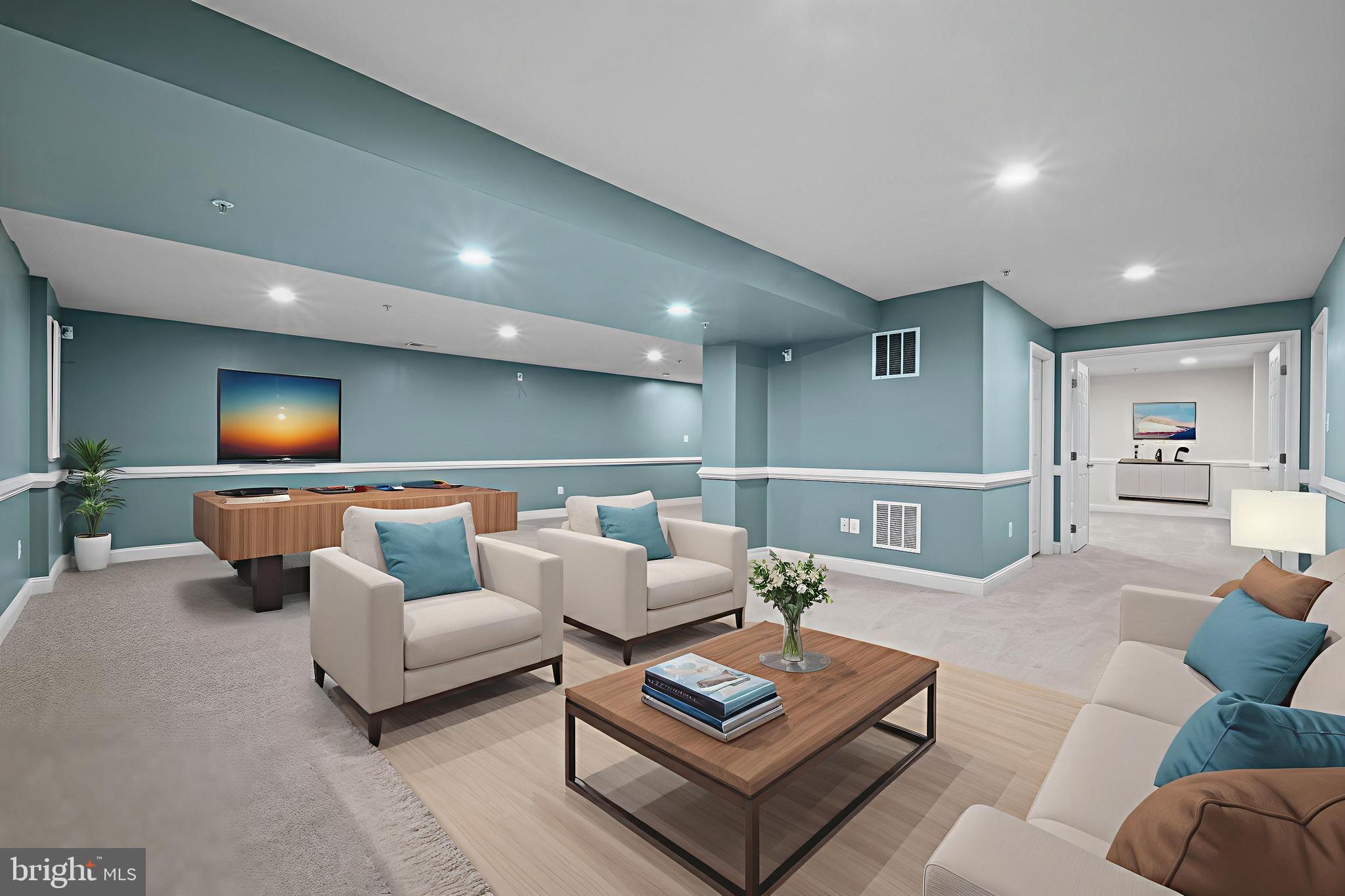 5510 Doubs Road Adamstown, MD 21710 - Photo 29 of 36 Lower Level Family Room/Rec Room w/ Office/5th Bed