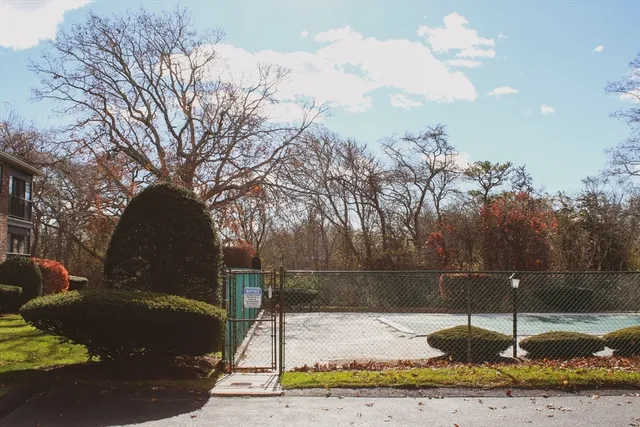 a view of a backyard of the house