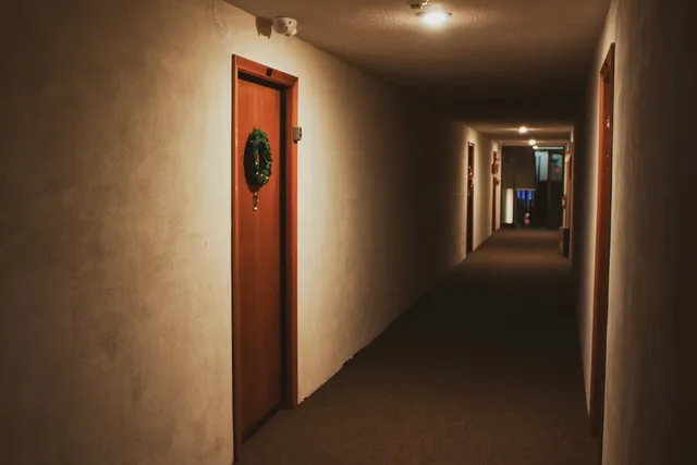 a view of hallway
