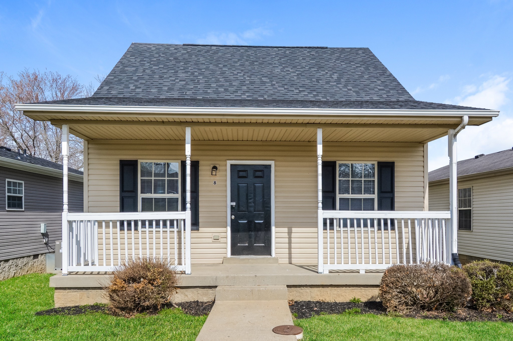 front view of a house