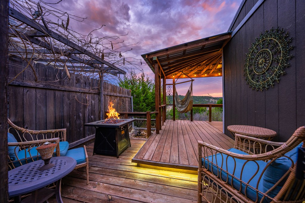 152 Henderson Branch Road West Ingram, TX 78025 - Photo 20 of 47 a view of balcony with patio