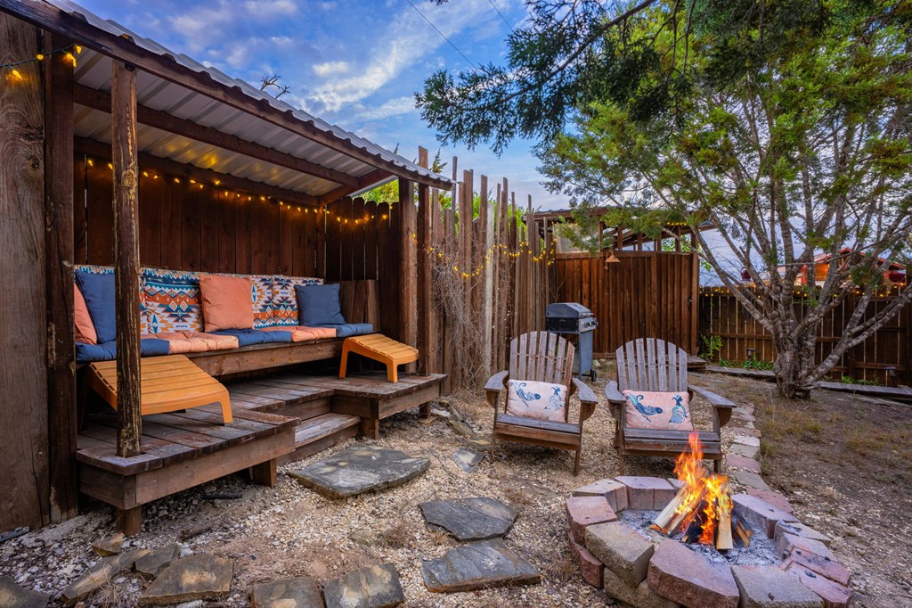 152 Henderson Branch Road West Ingram, TX 78025 - Photo 39 of 47 a view of outdoor space yard deck and patio