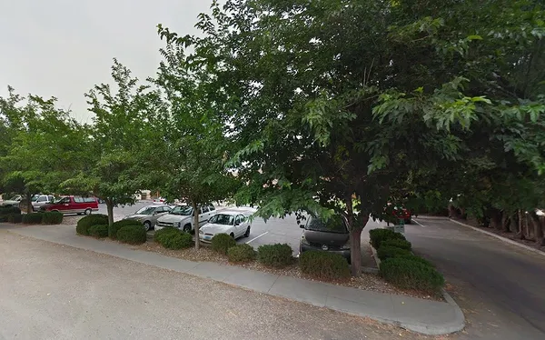 a view of outdoor space and street view