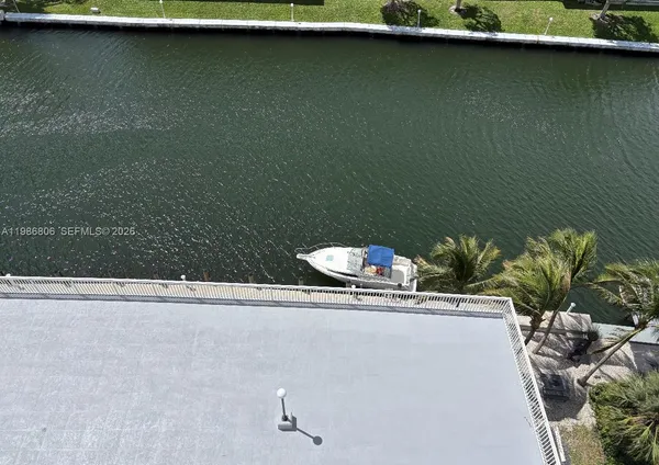 a view of a lake and a yard