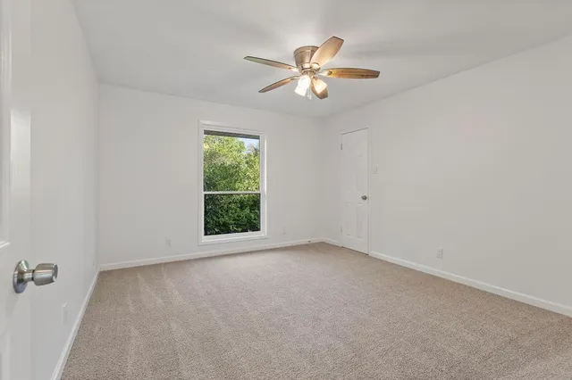 a living room with furniture a couch and a potted plant