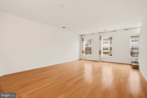 wooden floor in an empty room