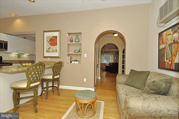 119 Indian Spring Drive Silver Spring, MD 20901 - Photo 6 of 11 a living room with furniture and a fireplace