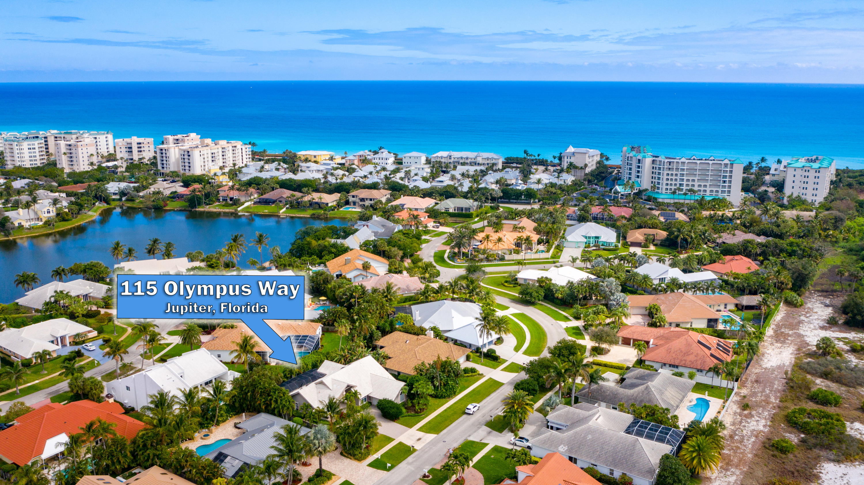 115 Olympus Way Jupiter, FL 33477 - Photo 44 of 49 115 Olympus Way Aerials (11 of 16)