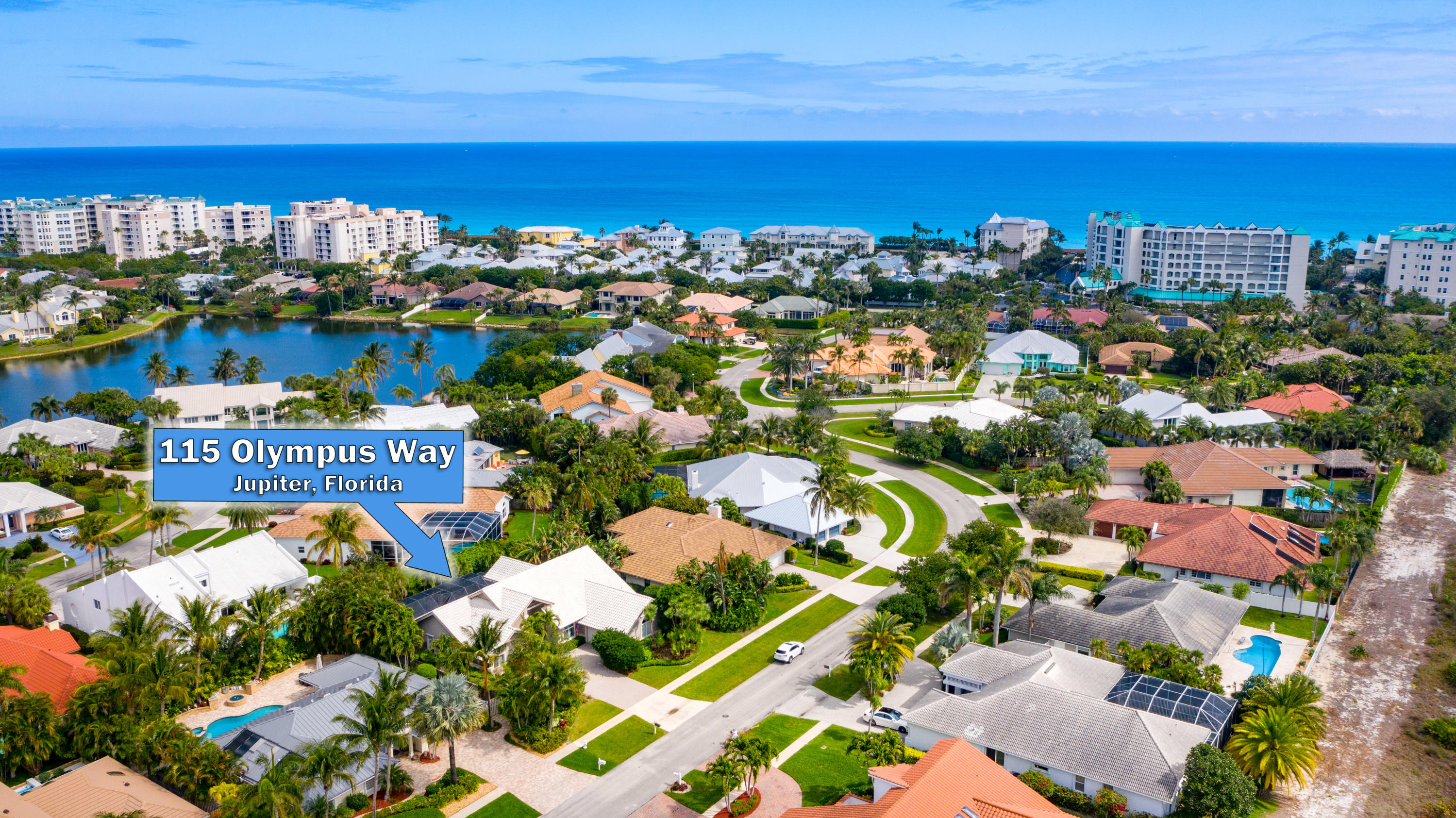 115 Olympus Way Jupiter, FL 33477 - Photo 45 of 49 115 Olympus Way Aerials (9 of 16)