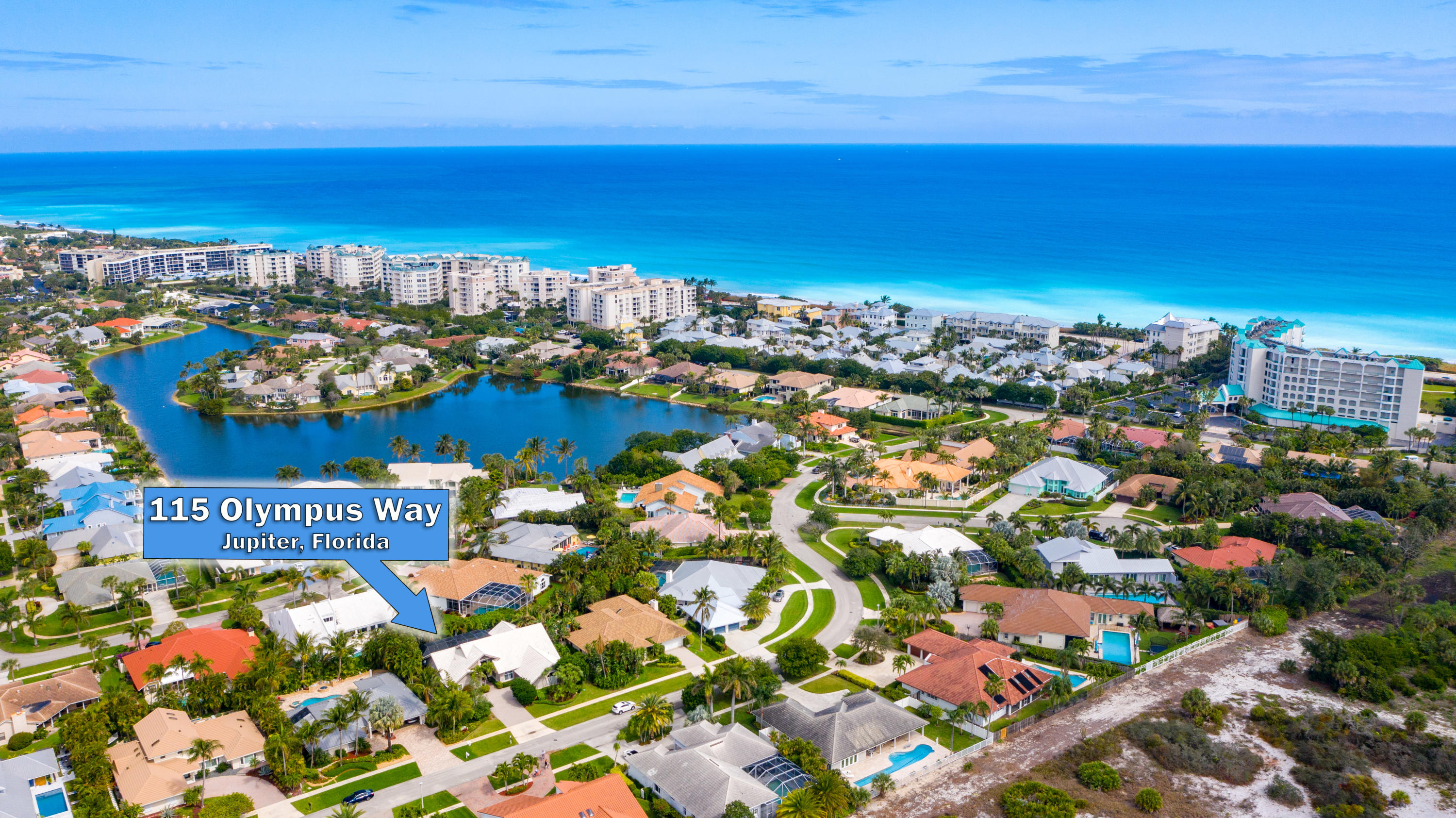 115 Olympus Way Jupiter, FL 33477 - Photo 47 of 49 115 Olympus Way Aerials (13 of 16)