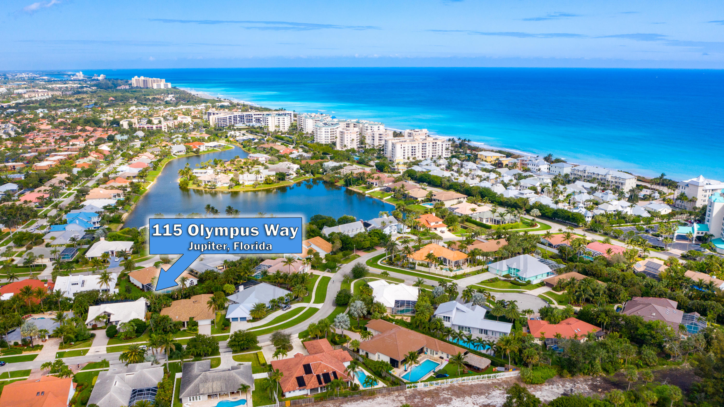115 Olympus Way Jupiter, FL 33477 - Photo 49 of 49 115 Olympus Way Aerials (15 of 16)