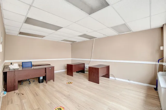 a room with furniture