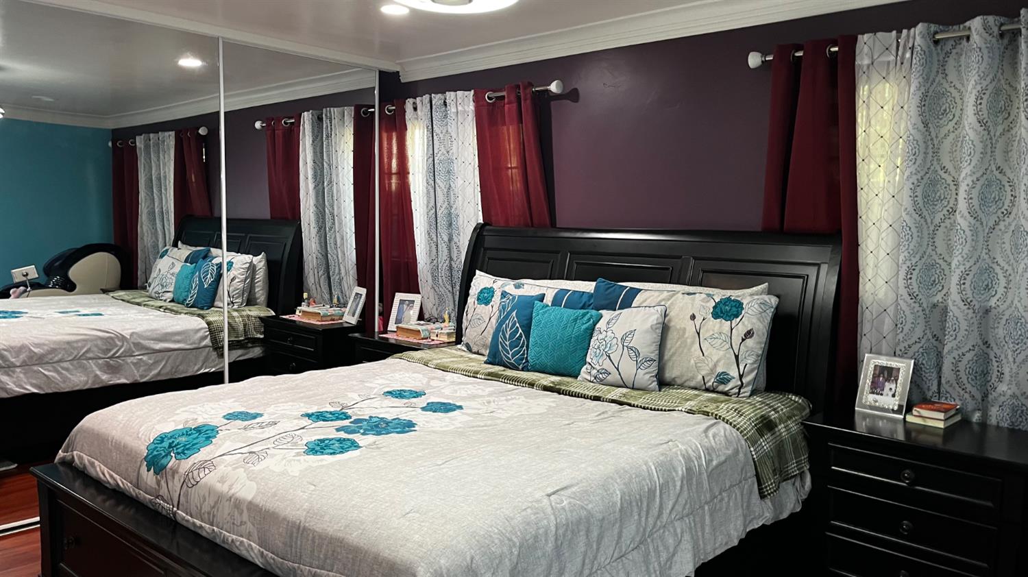 1738 U Street Rio Linda, CA 95673 - Photo 20 of 50 a bedroom with bed and a large window