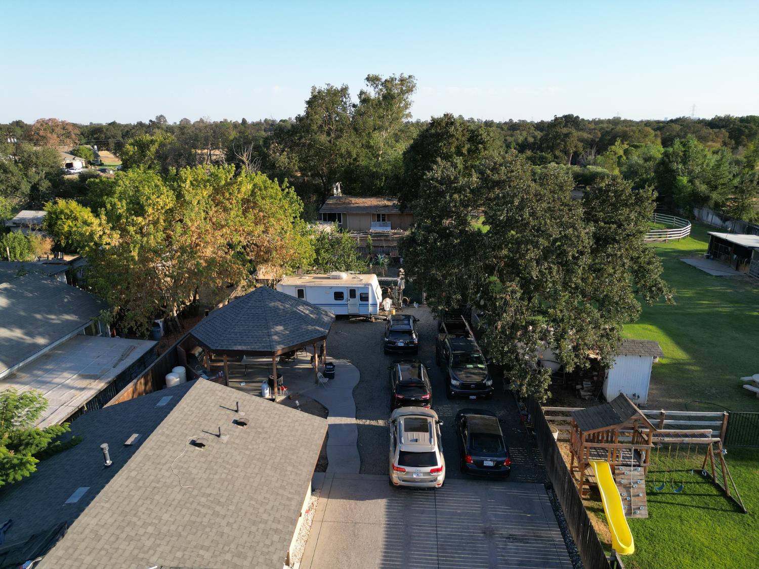 1738 U Street Rio Linda, CA 95673 - Photo 7 of 50 an aerial view of a house with a garden