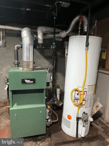 a view of water heater room