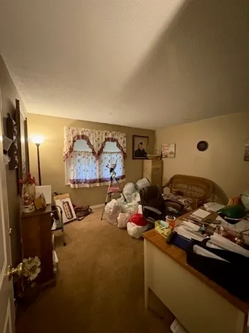 a room with gym equipment