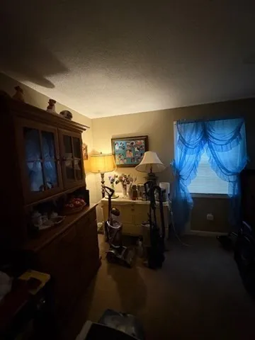 a room with furniture and musical instruments