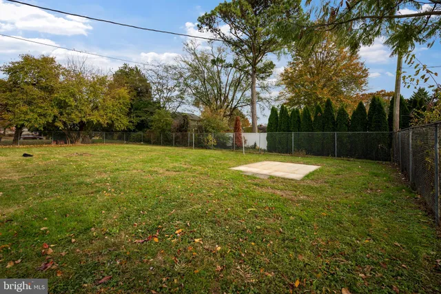 a view of a swimming pool with a yard