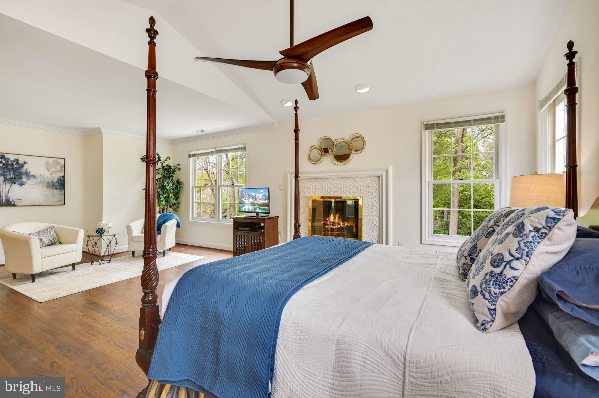 8802 Altimont Lane Chevy Chase, MD 20815 - Photo 27 of 52 Primary Bedroom w Sitting Area