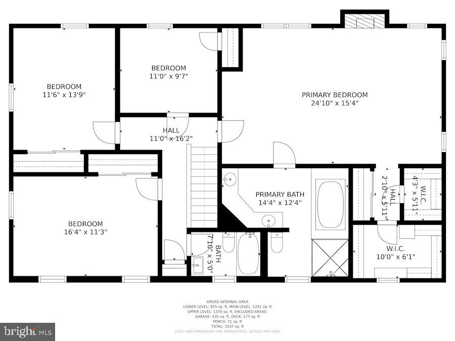 8802 Altimont Lane Chevy Chase, MD 20815 - Photo 50 of 52 Upper Level Floorplan