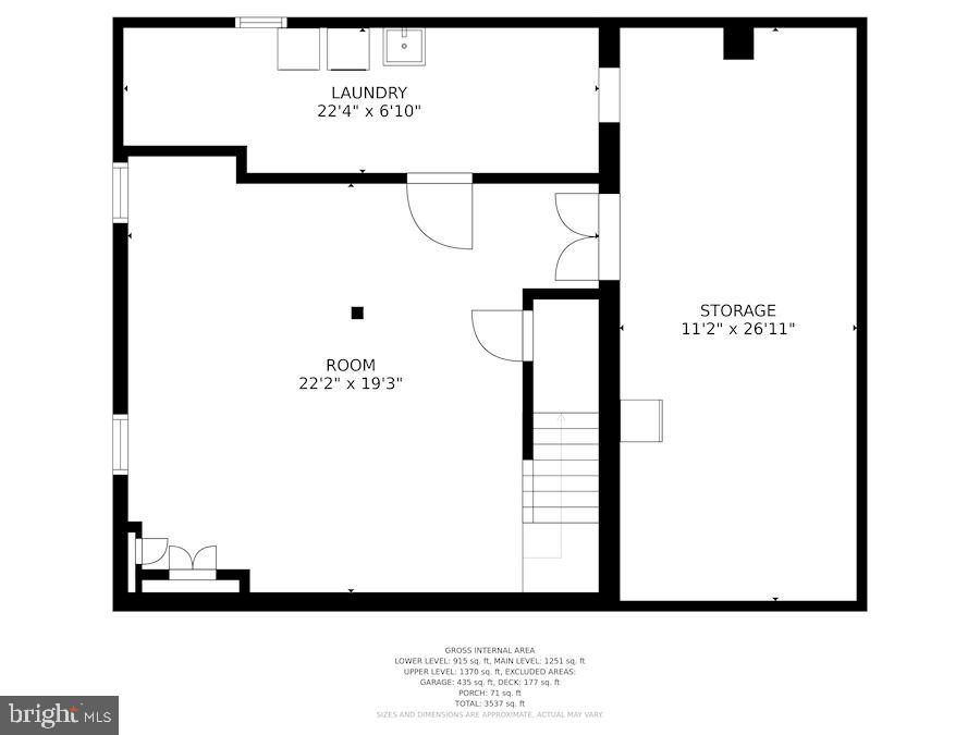 8802 Altimont Lane Chevy Chase, MD 20815 - Photo 51 of 52 Lower Level Floorplan