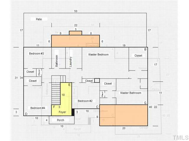 7500 Lagrange Drive Raleigh, NC 27613 - Photo 20 of 20 2nd Floor Plan