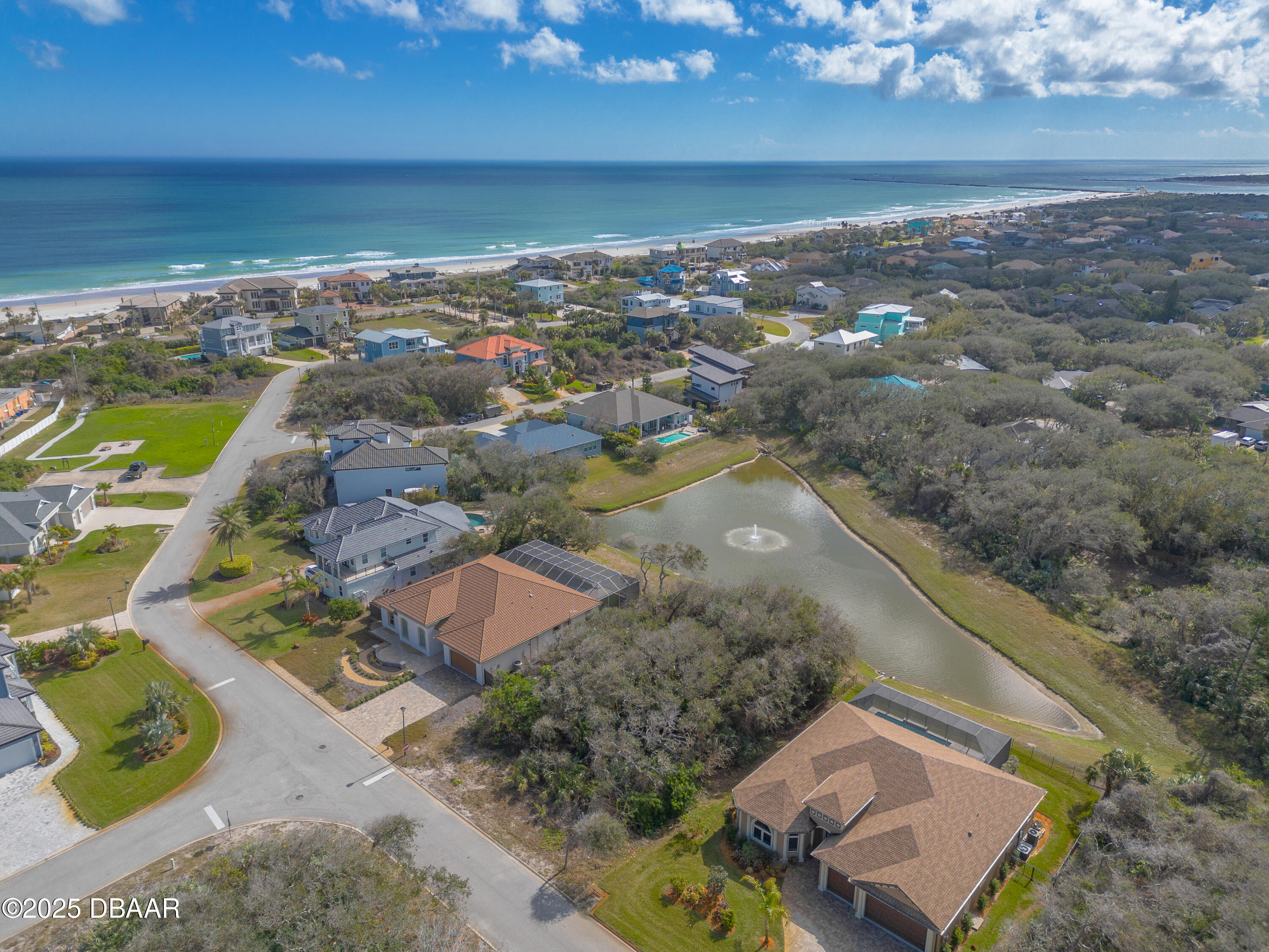 17 Mar Azul North Ponce Inlet, FL 32127 - Photo 3 of 14 an aerial view of ocean beach and residential houses with outdoor space
