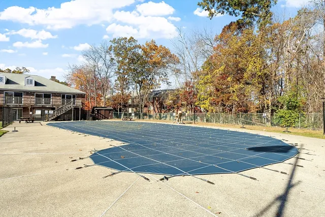 a view of outdoor space with seating area