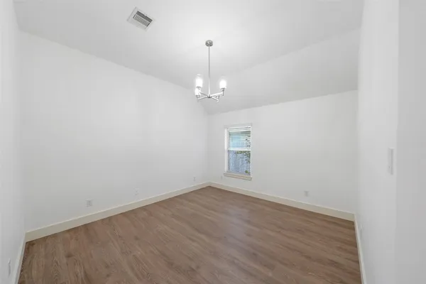 wooden floor in an empty room