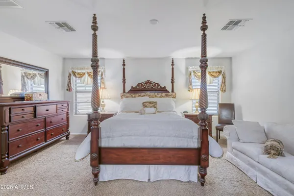 a kitchen with a stove and a cabinet