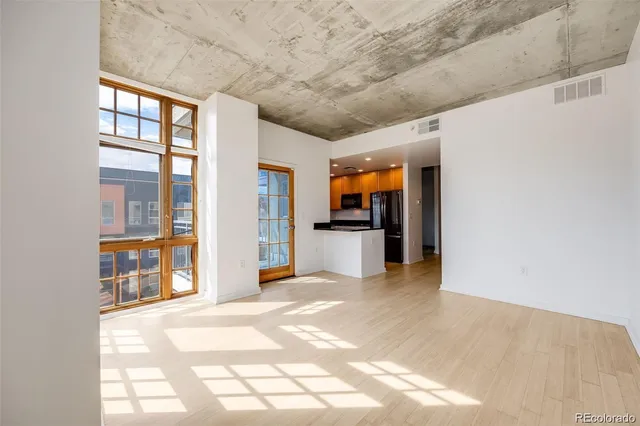 a view of an empty room