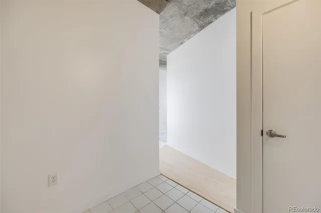 a view of a livingroom with wooden floor
