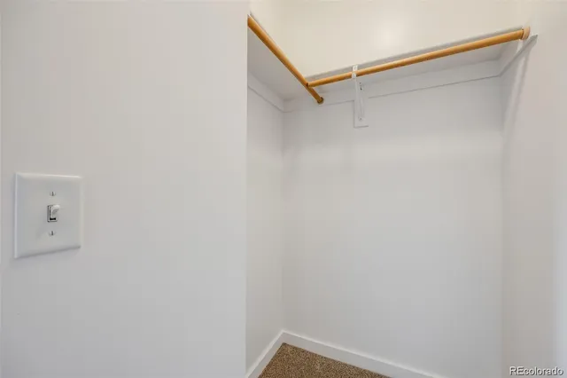 a view of a window in an empty room