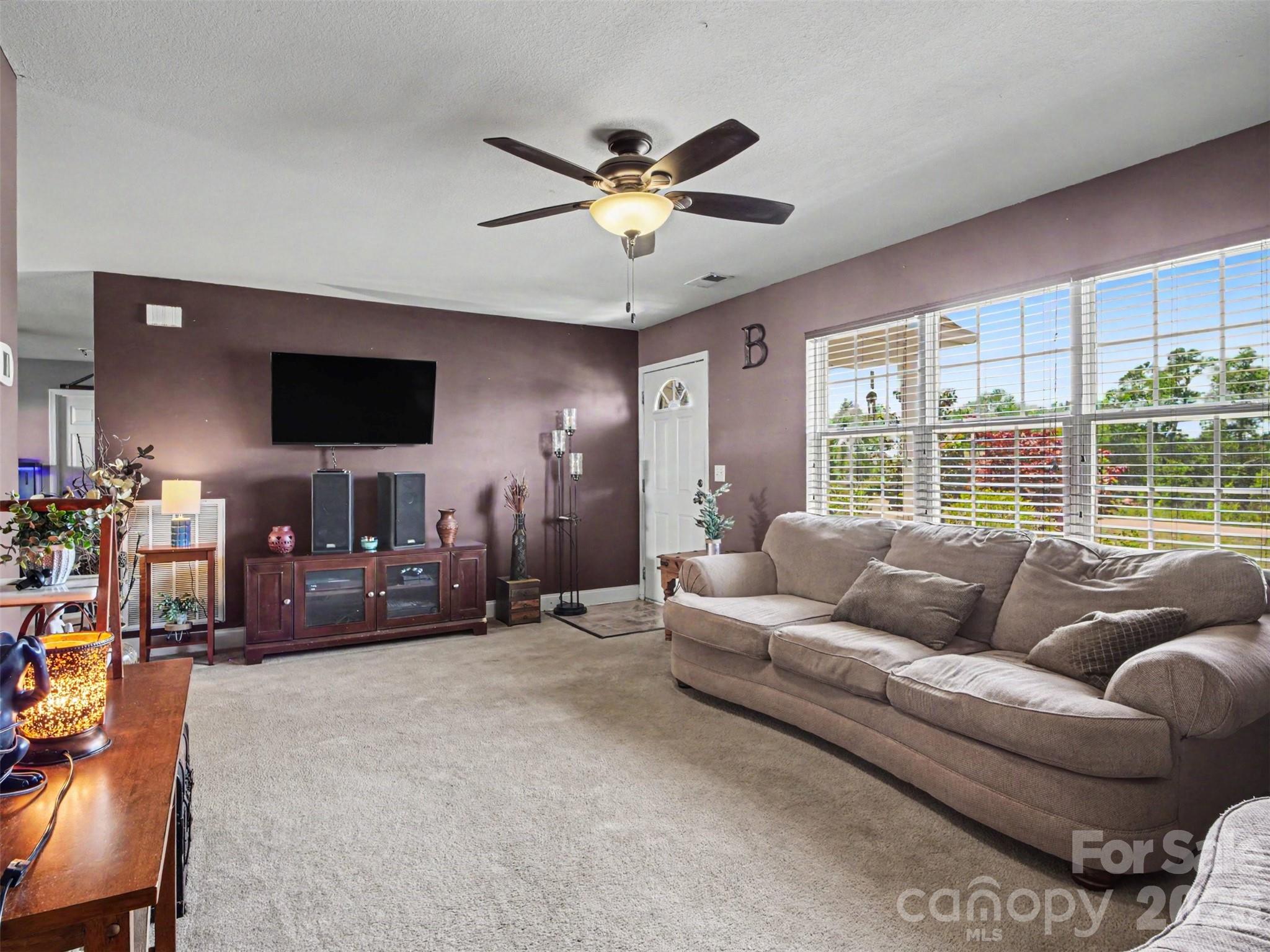 539 Brawley Road Cleveland, NC 27013 - Photo 6 of 41 a living room with furniture and a flat screen tv