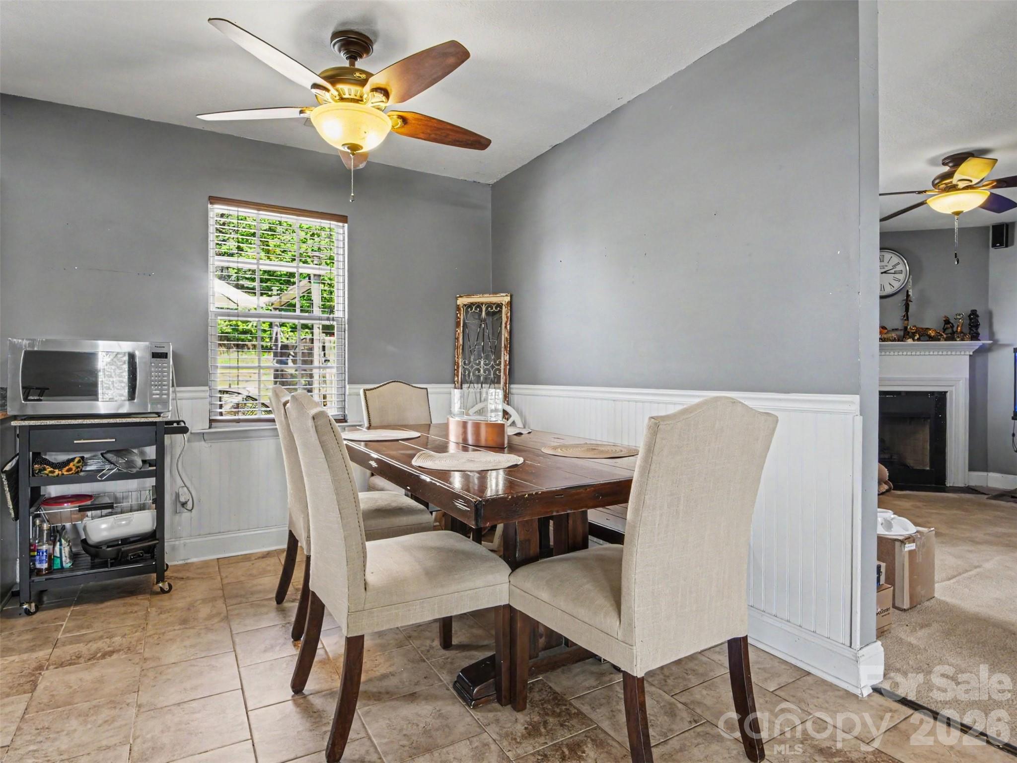 539 Brawley Road Cleveland, NC 27013 - Photo 7 of 41 a view of a dining room with furniture window and wooden floor