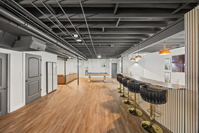 a view of a storage & utility room