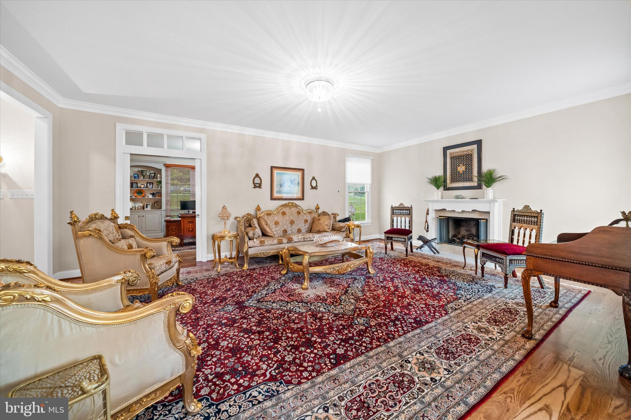 3 Pheasants Ridge North Wilmington, DE 19807 - Photo 11 of 102 a living room with furniture a rug and a fireplace