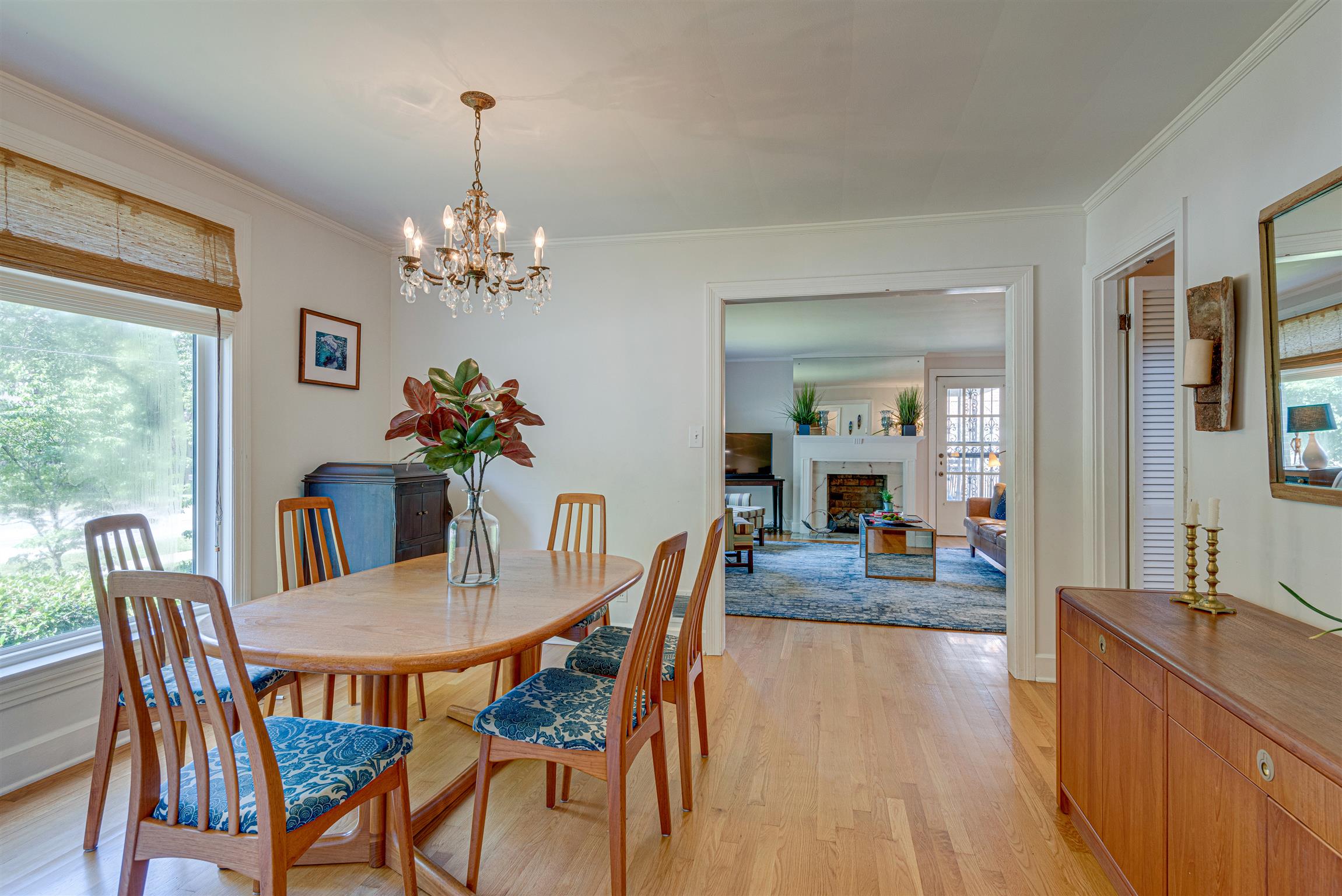 3900 Murphy Road Nashville, TN 37209 - Photo 6 of 30 Gleaming hardwood floors, large enough for a formal dining room suite and cozy enough for a casual farmhouse table