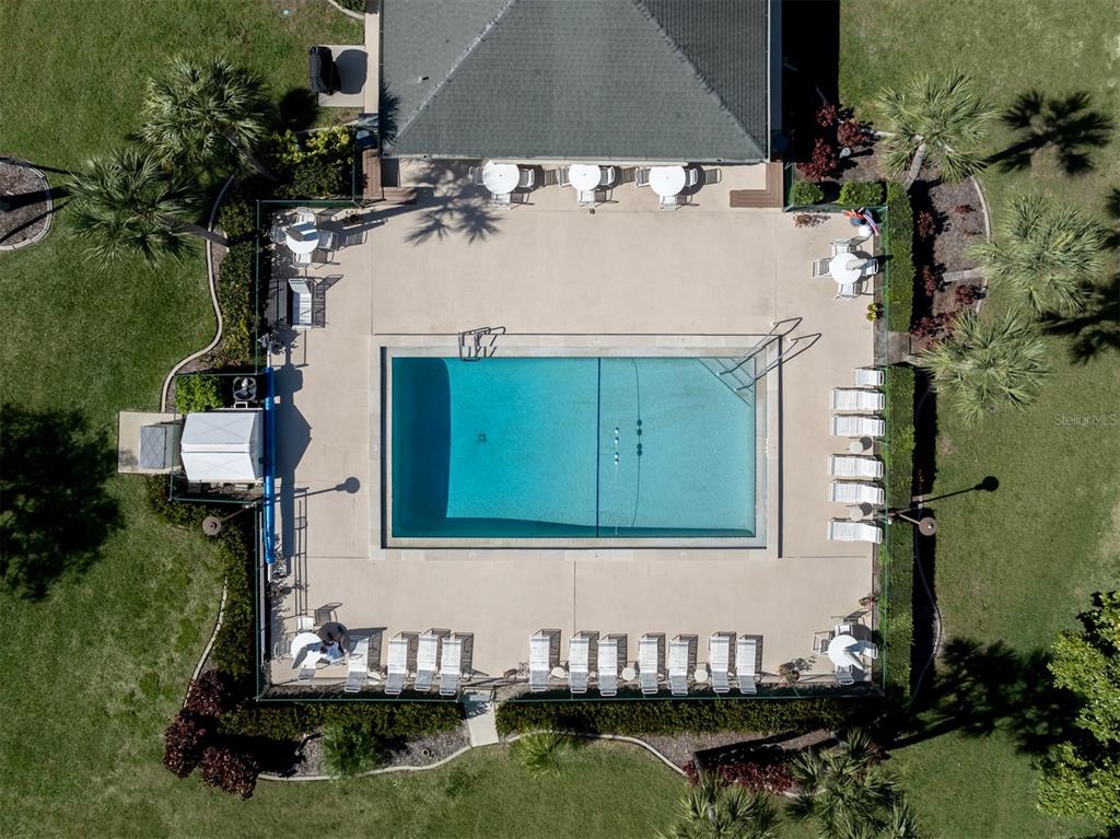 601 Shreve Street, Unit 51B Punta Gorda, FL 33950 - Photo 41 of 43 an aerial view of a house with swimming pool and outdoor seating