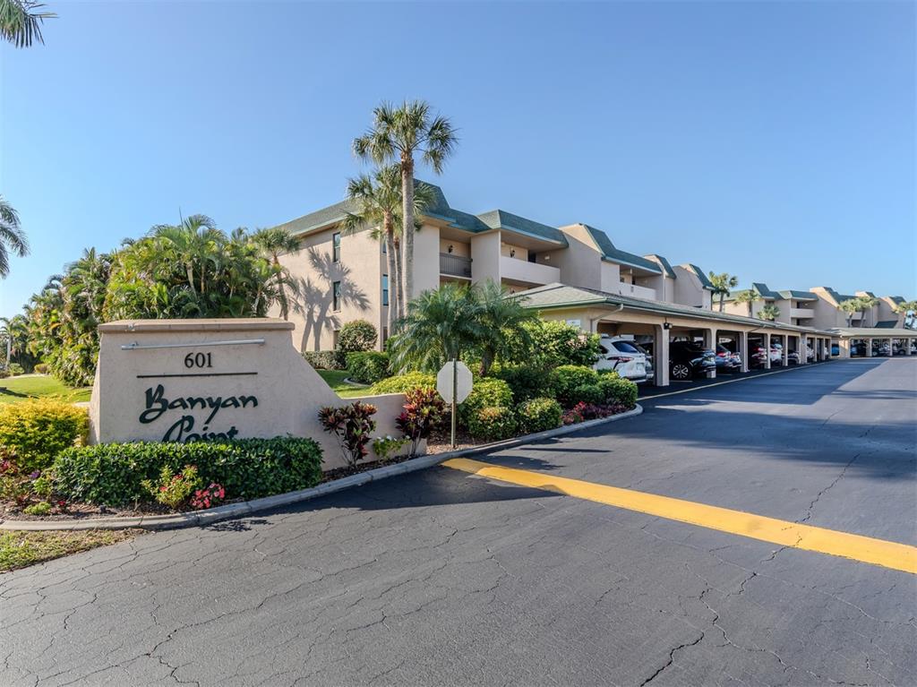 601 Shreve Street, Unit 51B Punta Gorda, FL 33950 - Photo 43 of 43 a front view of a house with a yard