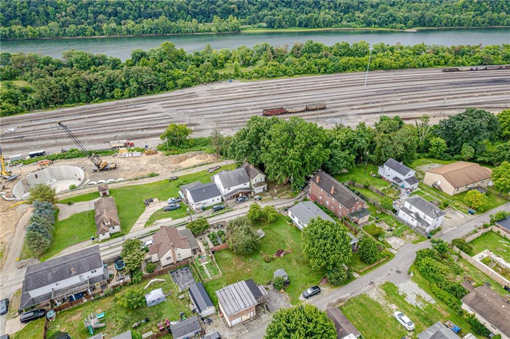 4 Howe Street Elrama, PA 15038 - Photo 26 of 29 an aerial view of a house with a yard